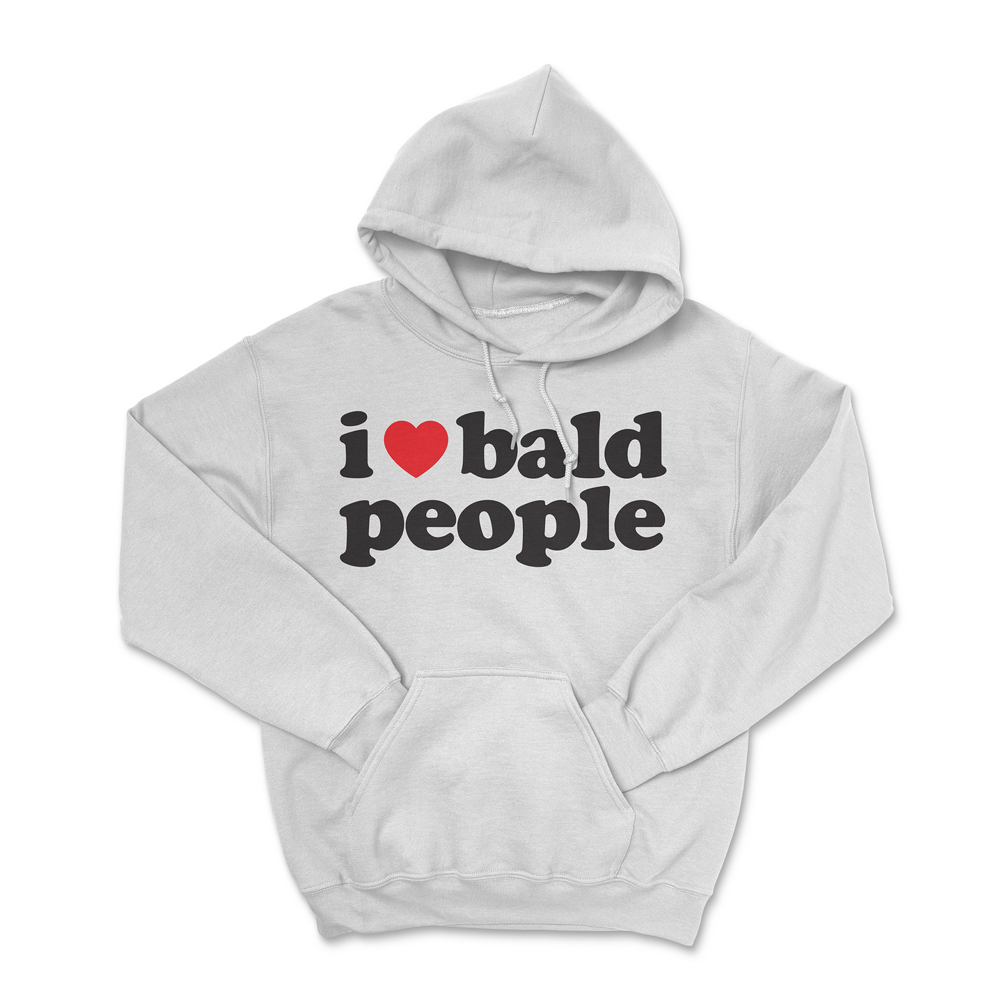 I ♡ Bald People Hoodie