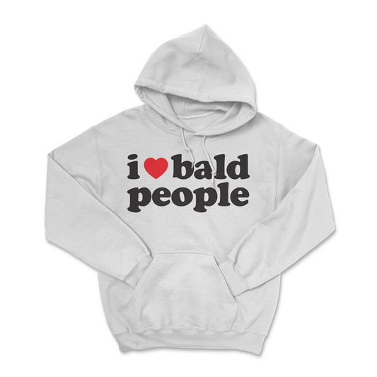 I ♡ Bald People Hoodie